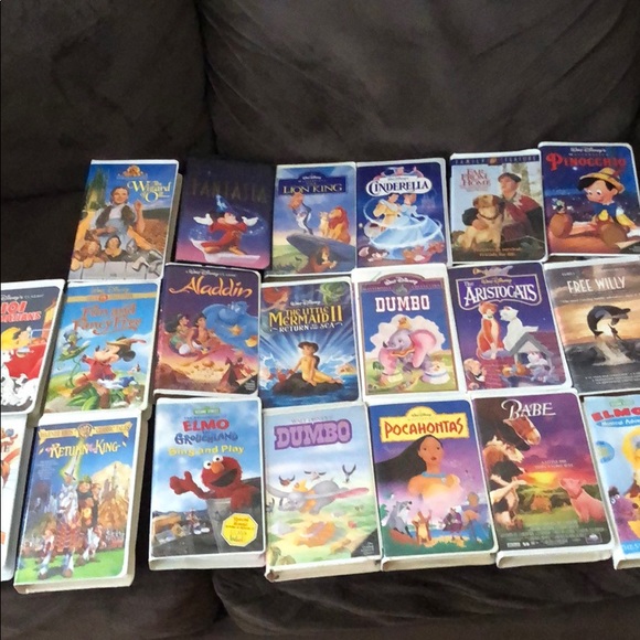 20 vhs tapes